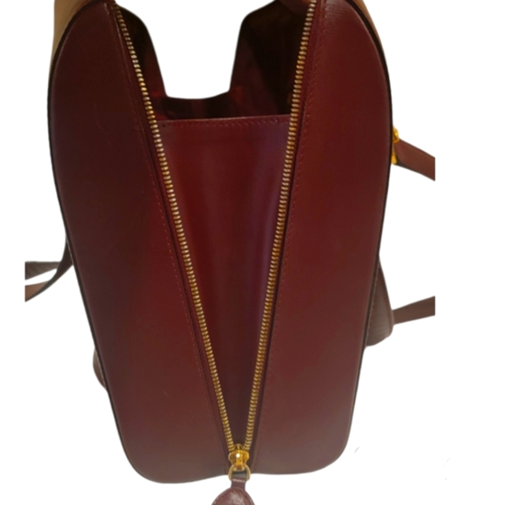 !SOLD! Authentic CARTIER Must Bordeaux 2 Way Shoulder / Crossbody - Picture 9 of 15